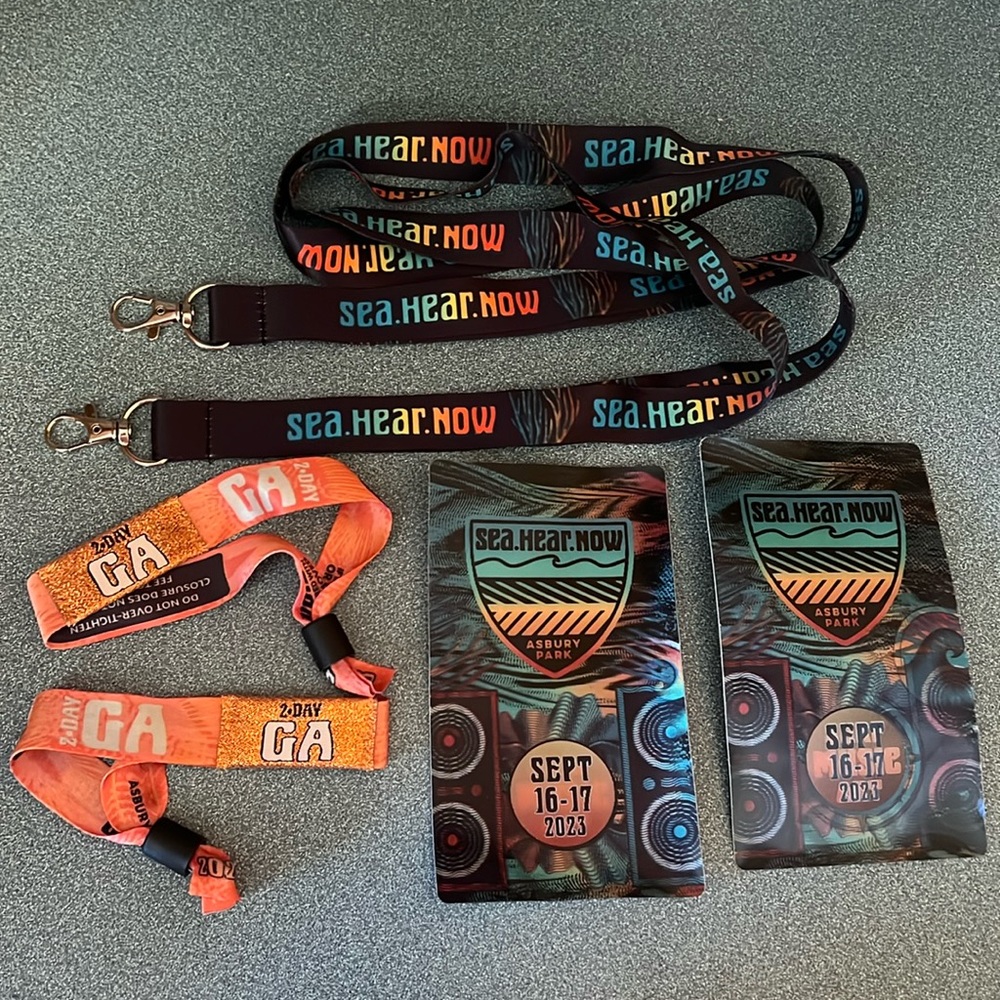 Sea Hear Now 2023 Festival Merch / Memorabilia
